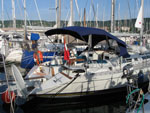 Biminitop - Yachtcharter Schweden & Mitsegeln